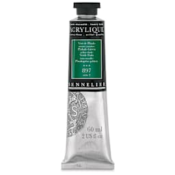 Sennelier Extra-Fine Artist Acryliques - Phthalo Green (Yellow Shade), 60 ml tube