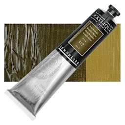 Sennelier Extra-Fine Artist Acrylique - Sennelier Brown, 200 ml tube and swatch