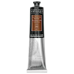 Sennelier Extra-Fine Artist Acryliques - Burnt Umber, 200 ml tube