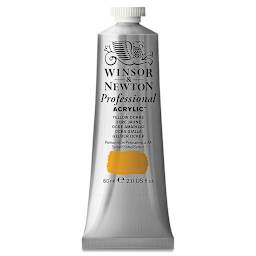 Winsor & Newton Professional Acrylics - Yellow Ochre, 60 ml tube