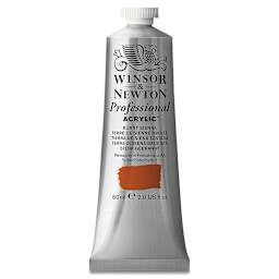 Winsor & Newton Professional Acrylics - Burnt Sienna, 60 ml tube
