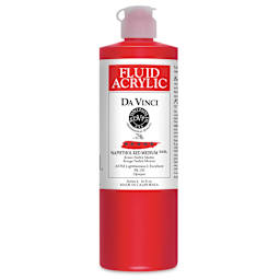Da Vinci Fluid Acrylics - Napthol Red Medium, 16 oz bottle
