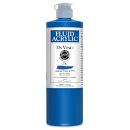 Da Vinci Fluid Acrylics - Cobalt Blue, 16 oz bottle