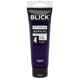 Blick Studio Acrylics - Dioxazine Purple, 4 oz tube