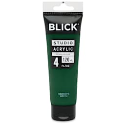 Blick Studio Acrylics - Hooker's Green, 4 oz tube