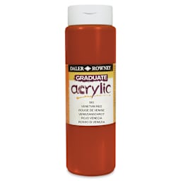 Daler-Rowney Graduate Acrylics - Venetian Red, 500 ml bottle