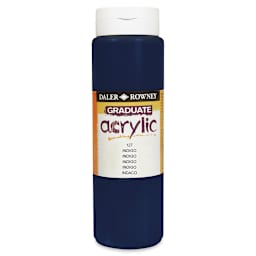Daler-Rowney Graduate Acrylics - Indigo, 500 ml bottle
