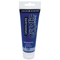 Daler-Rowney Graduate Acrylics - Ultramarine, 120 ml tube