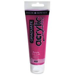Daler-Rowney Graduate Acrylics - Purple, 120 ml tube