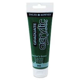 Daler-Rowney Graduate Acrylics - Hooker's Green, 120 ml tube