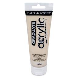 Daler-Rowney Graduate Acrylics - Buff Titanium, 120 ml tube