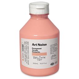 Tri-Art Art Noise Permanent Acrylic Gouache - Red Oxide Tint, 500 ml, Bottle