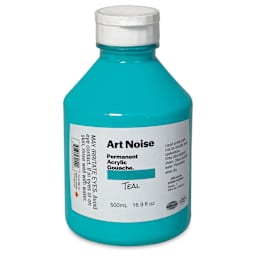 Tri-Art Art Noise Permanent Acrylic Gouache - Teal, 500 ml, Bottle