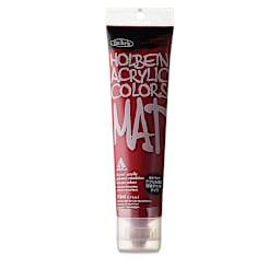 Holbein Mat Acrylic - Wine Red, 110 ml tube