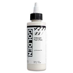 Golden High Flow Acrylics - Iridescent Pearl (Fine), 4 oz bottle