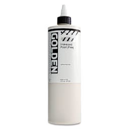 Golden High Flow Acrylics - Iridescent Pearl (Fine), 16 oz bottle