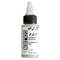 Golden High Flow Acrylics - Interference Gold (Fine), 1 oz bottle