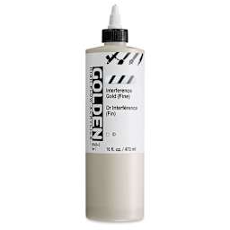 Golden High Flow Acrylics - Interference Gold (Fine), 16 oz bottle