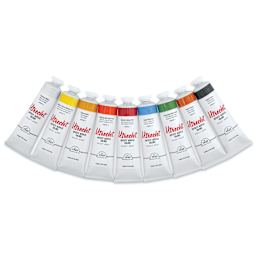 Utrecht Artists' Acrylic Paints - Set of 9, Portrait Colors, 59 ml, contents