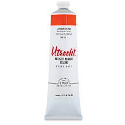 Utrecht Artists' Acrylic Paint - Cadmium Red Hue, 5 oz tube