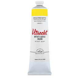 Utrecht Artists' Acrylic Paint - Cadmium Yellow Light, 5 oz tube