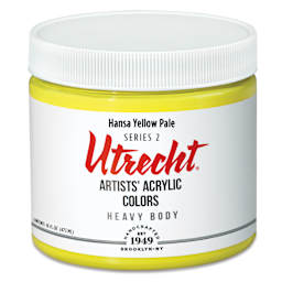 Utrecht Artists' Acrylic Paint - Hansa Yellow Pale, Pint