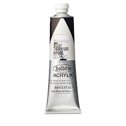 Holbein Heavy Body Artist Acrylics - Titanium White, 60 ml tube