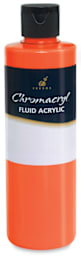 Chromacryl Fluid Acrylic - Orange Vermilion, 250 ml