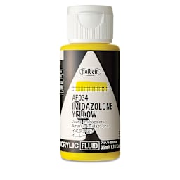 Holbein Fluid Acrylics - Imidazolone Yellow, 35 ml Bottle