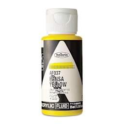 Holbein Fluid Acrylics - Hansa Yellow, 35 ml Bottle
