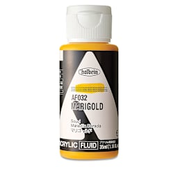 Holbein Fluid Acrylics - Marigold, 35 ml Bottle