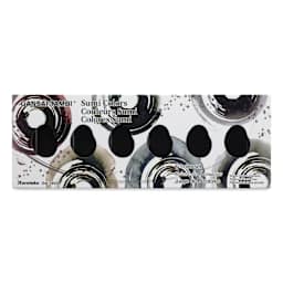 Gansai Tambi Watercolor Pans - Sumi Colors, Set of 6, front of package