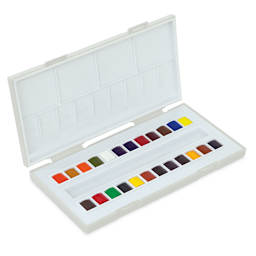 La Petite Aquarelle Watercolor, Set of 24 Half Pans
