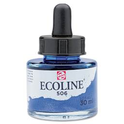 Ecoline Liquid Watercolor with Dropper - Ultramarine Deep, 30 ml jar