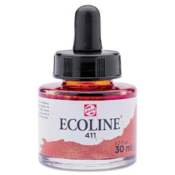 Ecoline Liquid Watercolor with Dropper - Burnt Sienna, 30 ml jar