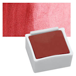 Derwent Inktense Paint Pan - Cherry pan and swatch