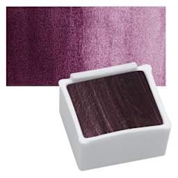 Derwent Inktense Paint Pan - Dark Plum pan and swatch