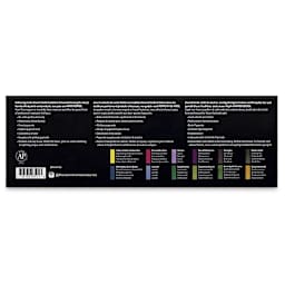 Daniel Smith Watercolor Half Pan Set - Metal Box, Set of 12, Colors of Inspiration back of package