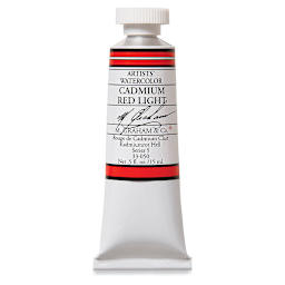 M. Graham Artists' Watercolor - Cadmium Red Light, 15 ml Tube