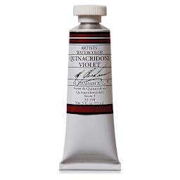 M. Graham Artists' Watercolor - Quinacridone Violet, 15 ml Tube