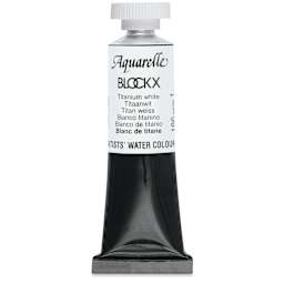 Blockx Artists' Watercolor - Titianium White, 15 ml Tube