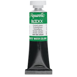 Blockx Artists' Watercolor - Cobalt Green, 15 ml Tube