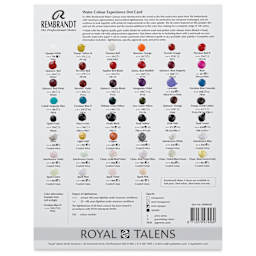 Rembrandt Artist Watercolor Dot Card - Experience Kit dot card