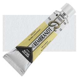 Rembrandt Artist Watercolor - White Extra Opaque, 10 ml tube and swatch