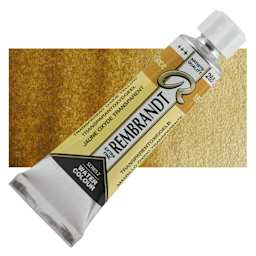 Rembrandt Artist Watercolor - Transparent Oxide Yellow, 10 ml tube and swatch