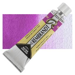 Rembrandt Artist Watercolor - Cobalt Violet, 10 ml tube and swatch