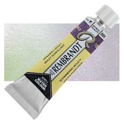 Rembrandt Artist Watercolor - Spark Violet, 10 ml tube and swatch