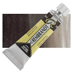 Rembrandt Artist Watercolor - Van Dyke Brown, 10 ml tube and swatch