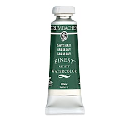 Grumbacher Finest Artists' Watercolor - Davy's Gray, 14 ml tube