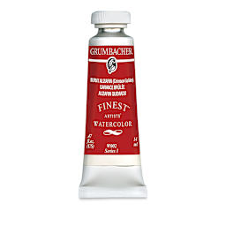 Grumbacher Finest Artists' Watercolor - Burnt Alizarin, 14 ml tube